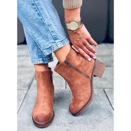 Bottes à talons en caoutchouc Espera Coffee brun 4