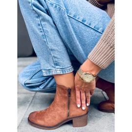 Bottes à talons en caoutchouc Espera Coffee brun 5