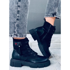Bottes Provo Black à semelle épaisse le noir 7
