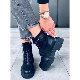 Bottes Provo Black à semelle épaisse le noir 3