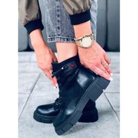 Bottes Provo Black à semelle épaisse le noir 1