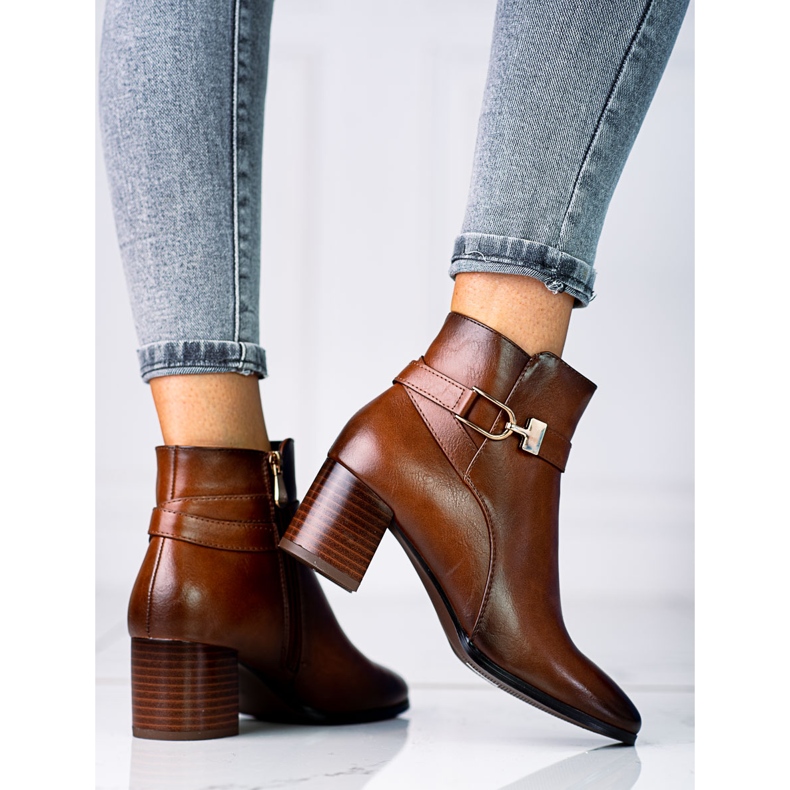 Bottes marron classiques pour femme Vinceza brun 1