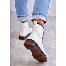 PG1 Bottes pour femmes Bottes combinées Blanc Lavita blanche 2