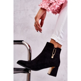 PS1 Bottines en daim Erine noires sur un pilier le noir 6