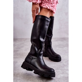 Bottes Femmes Classiques Travailleurs Noir Clarisa 1