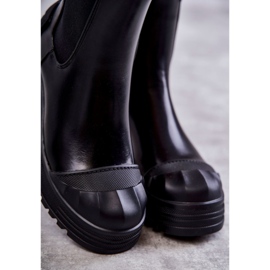 PG1 Bottes Bassti noires classiques High Workers le noir 6