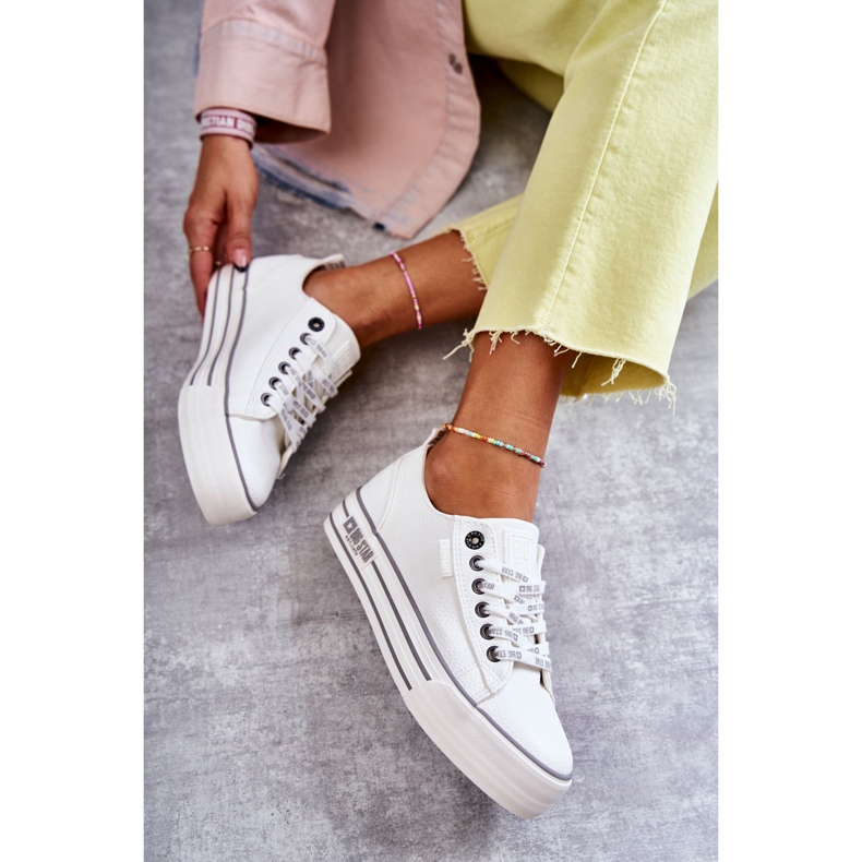 Baskets Basses Femme Big Star KK274014 Blanc blanche 2