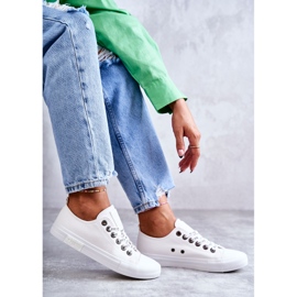 Baskets en cuir pour femmes Big Star KK274105 Blanc blanche 1 Baskets en cuir pour femmes Big Star KK274105 Blanc blanche 1