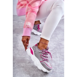 Baskets Femme Memory Foam System Big Star KK274030 Gris rose 9