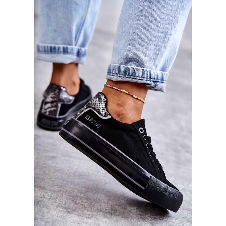 Baskets Femme Material Big Star KK274036 Noir 1