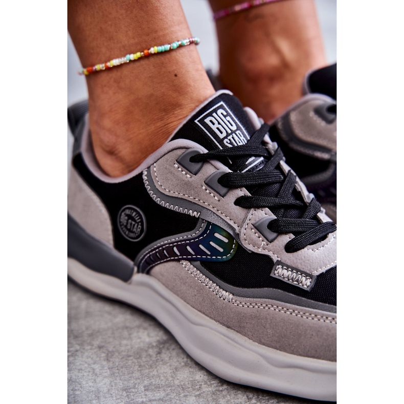 Baskets de sport femme Big Star KK274100 Noir-Gris 1