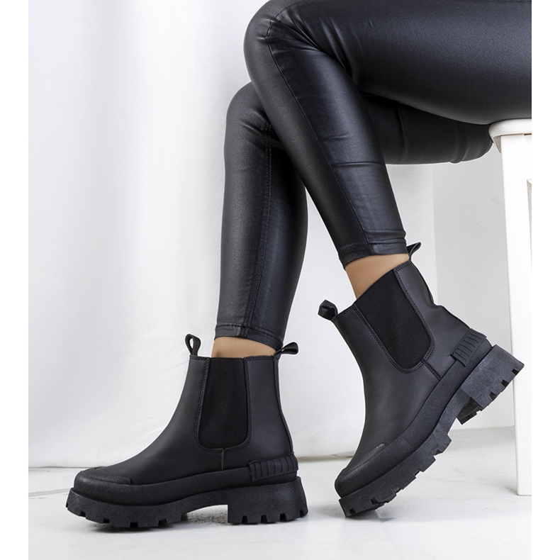 Bottines Kamisa noires le noir 1