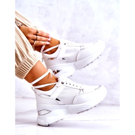 PG1 Chaussures de sport brillantes pour femmes sur un coin, activité blanche 5