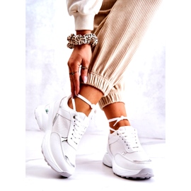 PG1 Chaussures de sport brillantes pour femmes sur un coin, activité blanche 2