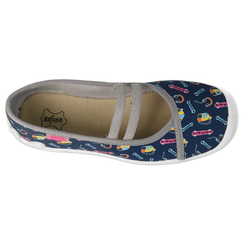 Befado chaussures pour enfants 116Y313 bleu marin multicolore 1