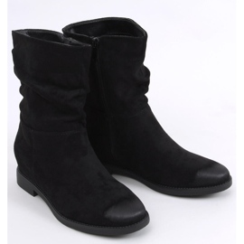 Bottes sur un coin caché Bansi Black le noir 5