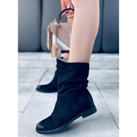 Bottes sur un coin caché Bansi Black le noir 3