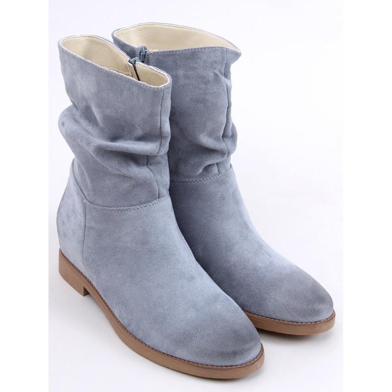 PA1 Bottes sur un coin caché Bansi Blue bleu 2