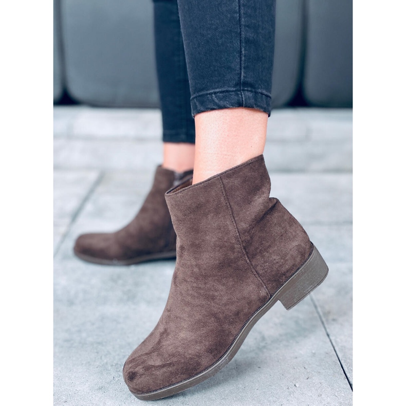 PA1 Bottines Chelsea femme en daim Verbe Green vert 1