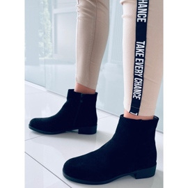 PA1 Bottines chelsea femme en daim Verbe Noir 2