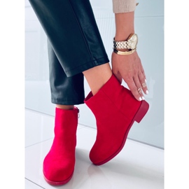 PA1 Bottines Chelsea femme en daim Verbe Rouge 1 PA1 Bottines Chelsea femme en daim Verbe Rouge 1