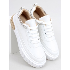 PA1 Baskets femme Maring Beige blanc 1