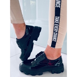 PA1 Tekla Black Shing mocassins à lacets le noir 1