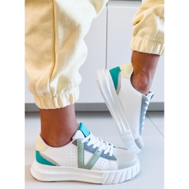 PA1 Baskets femme Melody Beige blanc 1