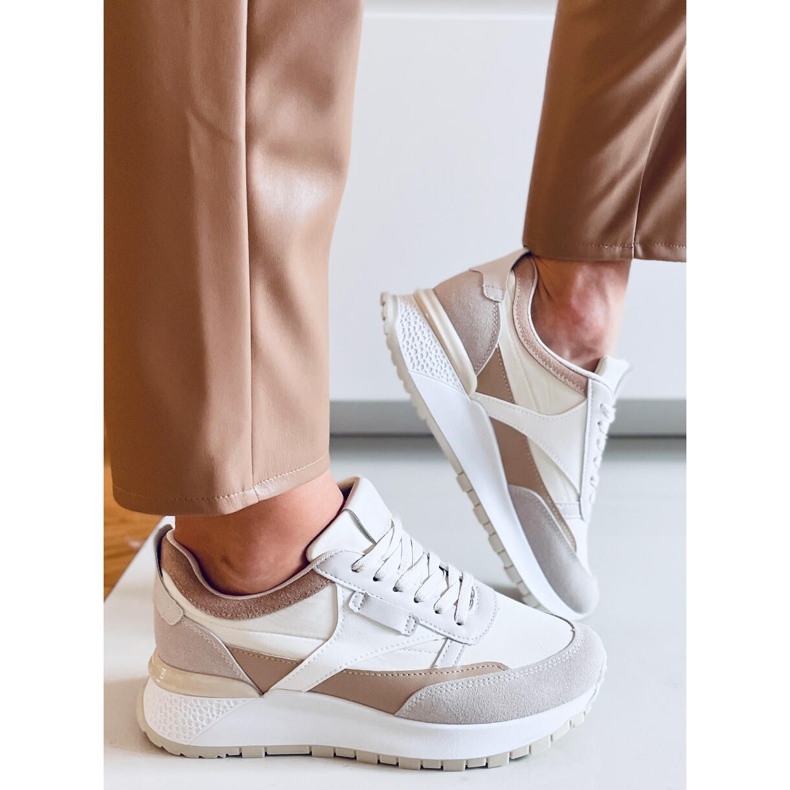 PA1 Baskets Nimue Kaki beige 1