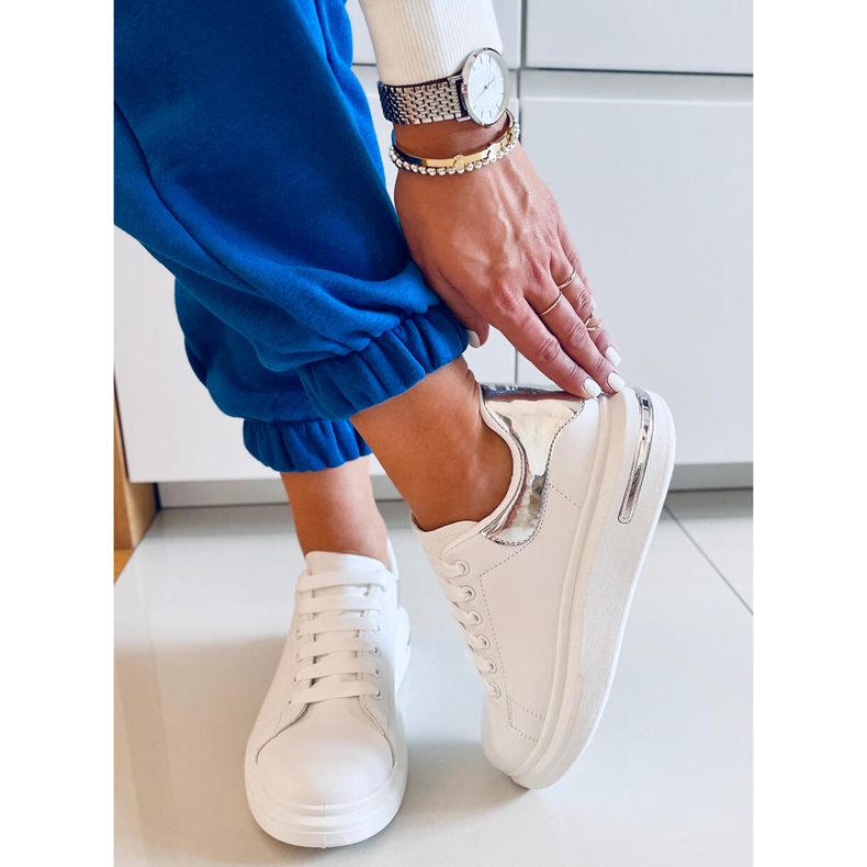 PA1 Baskets femme Sierra BLANC / ARGENT 1