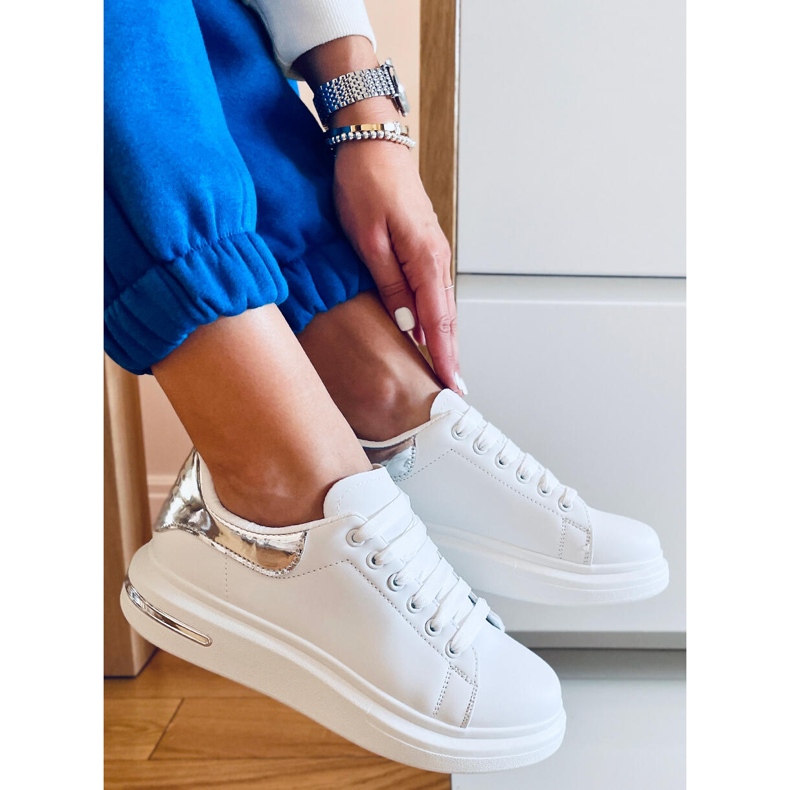 PA1 Baskets femme Sierra BLANC / ARGENT 2
