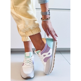 PA1 Baskets femme Polly Violet multicolore 2