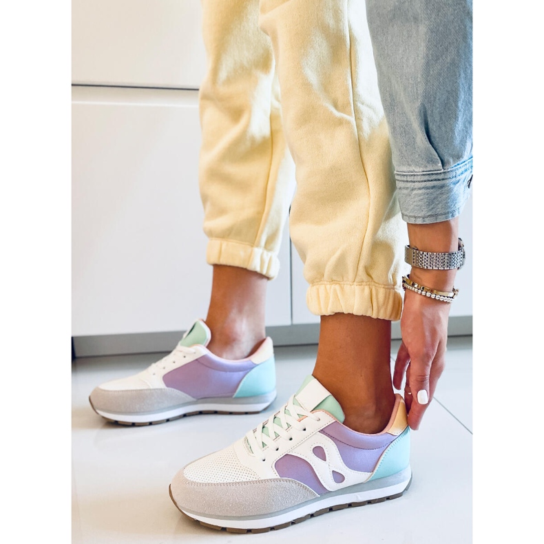 PA1 Baskets femme Polly Violet multicolore 1