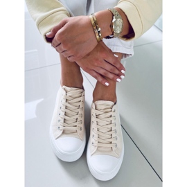 Baskets Ebbe beiges, femmes 3