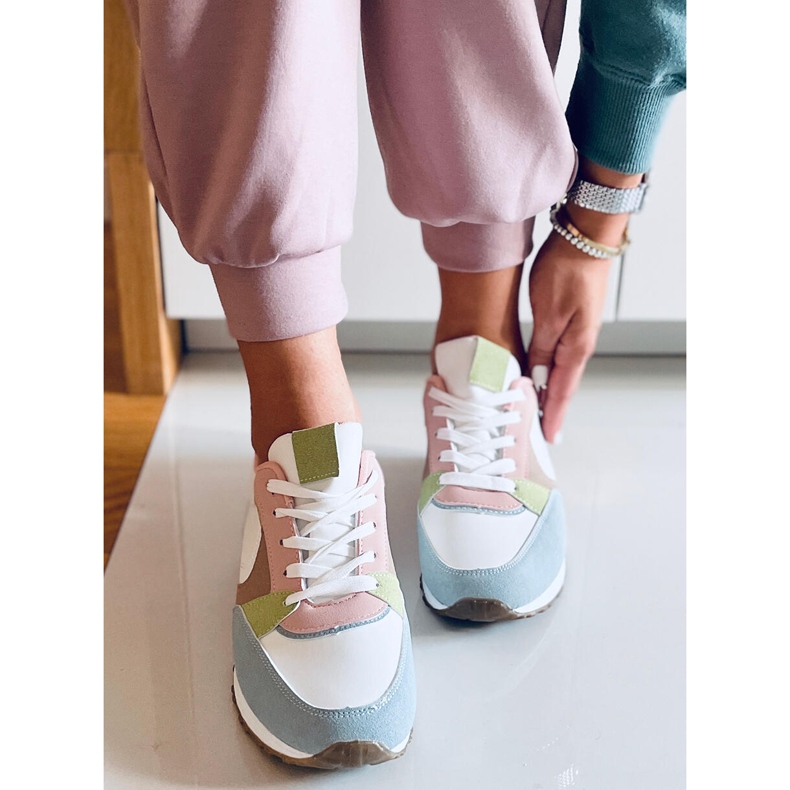 PA1 Baskets femme Nell Bleu blanche 1