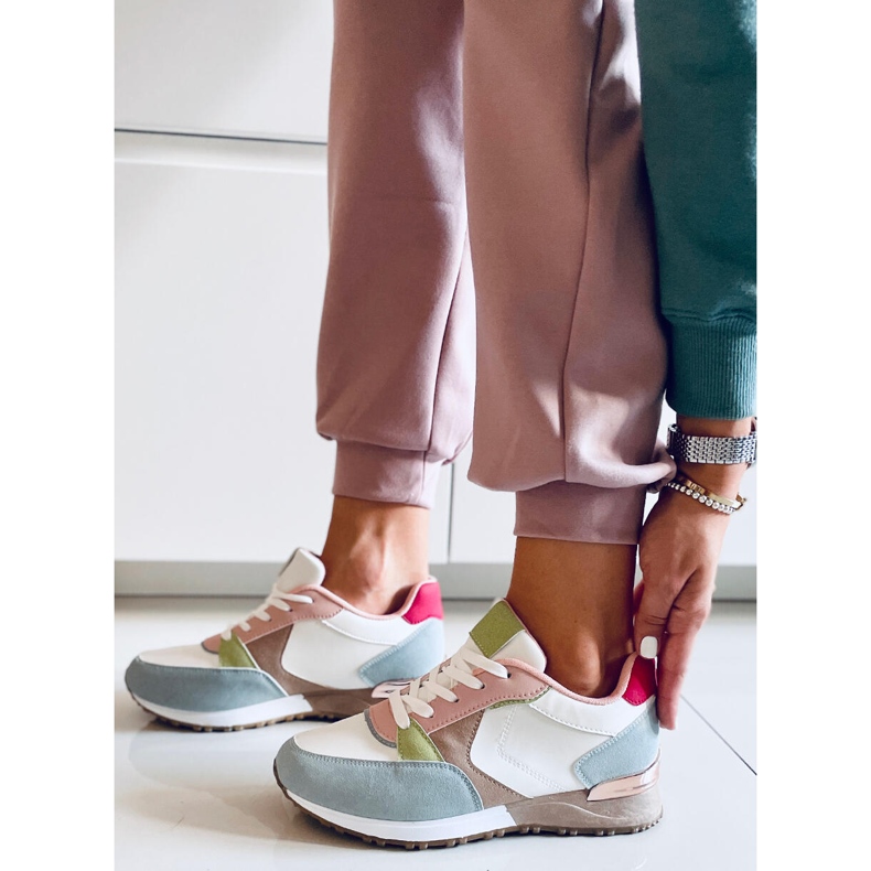 PA1 Baskets femme Nell Bleu blanche 2