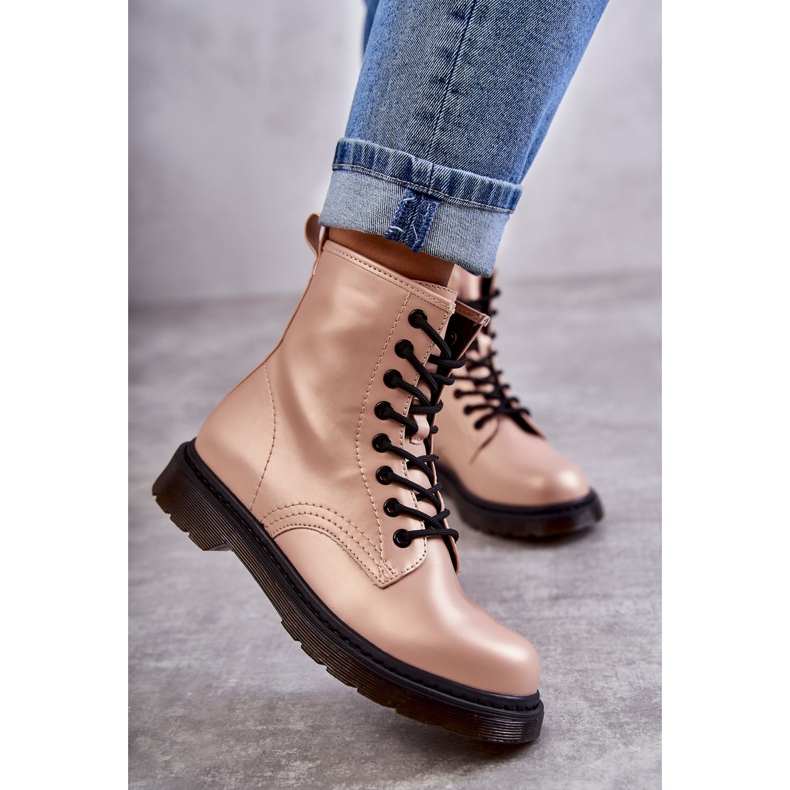 PG1 Bottines pour femmes Tied Pink Lavita rose 2