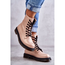 PG1 Bottines pour femmes Tied Pink Lavita rose 1