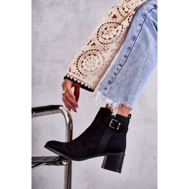 PS1 Bottines Daim Noires On A Post Vannes Noires le noir 4