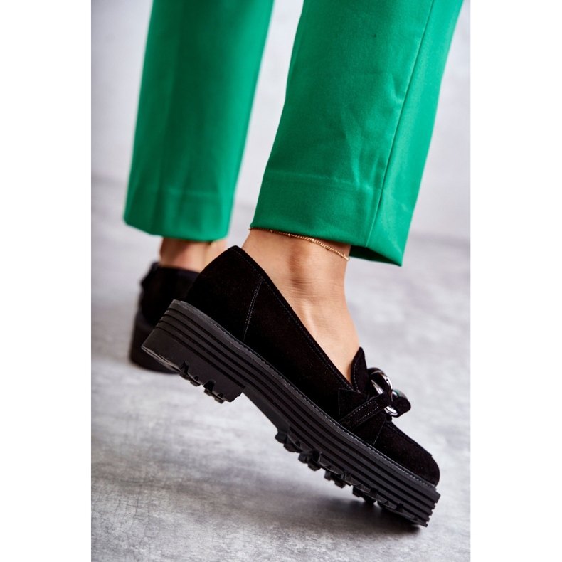 Chaussures en Daim Femme Laura Messi 2523 Noir le noir 2