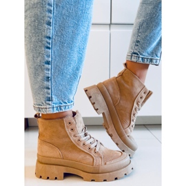 PA1 Baskets trekking Baghra Kaki beige 2