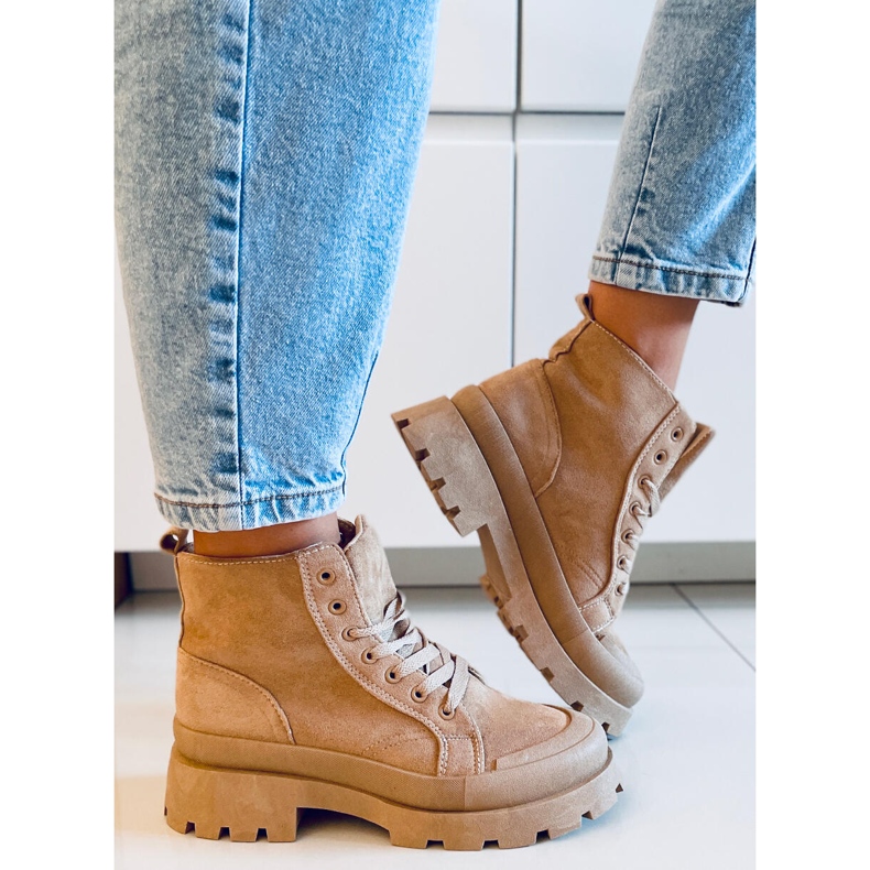 PA1 Baskets trekking Baghra Kaki beige 2