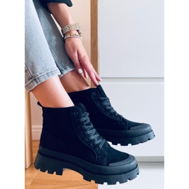 PA1 Baskets de trekking noires Baghra le noir 1