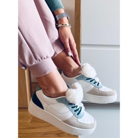 PA1 Baskets femme Lilith Green blanche multicolore 1 PA1 Baskets femme Lilith Green blanche multicolore 1