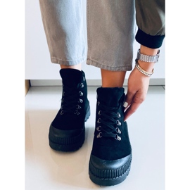 PA1 Malyen Baskets de randonnée noires le noir 2 PA1 Malyen Baskets de randonnée noires le noir 2