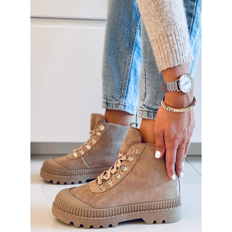 PA1 Baskets trekking Malyen Kaki beige 2