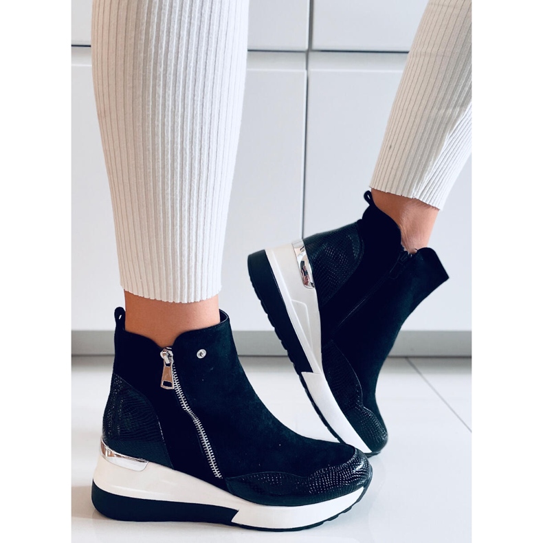 PA1 Bottes compensées Micah Noir le noir 2