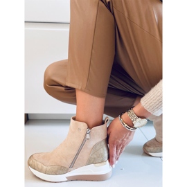 PA1 Bottines compensées Micah Beige 1 PA1 Bottines compensées Micah Beige 1