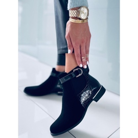 BM Bottines Chelsea femme Francine Noir 2