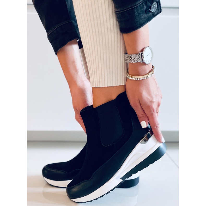 Bottes compensées Byers Negro noir 1